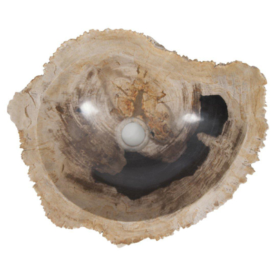 Differnz Fossil vasque à poser 45x12cm bois crème