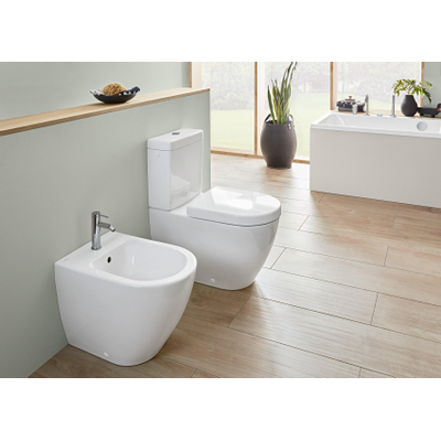 Villeroy & Boch Subway 2.0 staand bidet met kraangat met overloop wit