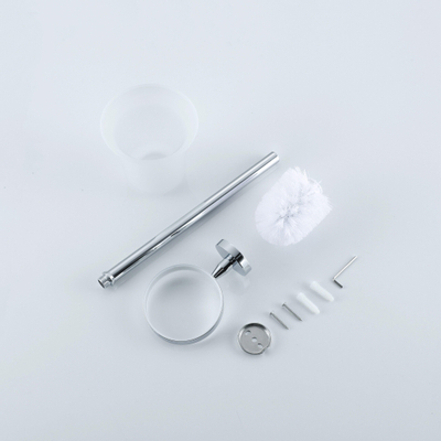 Fortifura Calvi Porte-balai de toilettes - rond - chrome