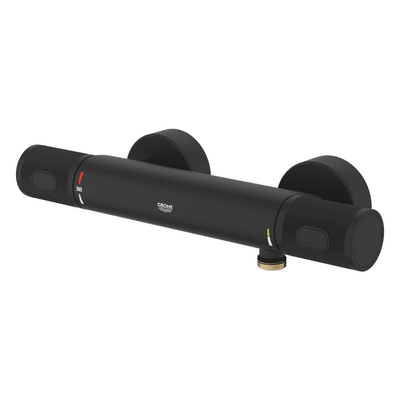 Grohe Grohtherm 1000 Performance Douchemengkraan - 2 gats - thermostatisch - phantom black (zwart)