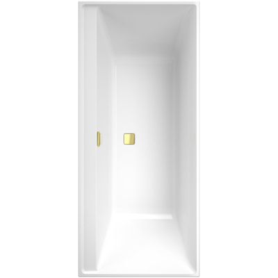 Villeroy & Boch Collaro baignoire rectangulaire 170x75cm - avec vidage de baignoire gold white