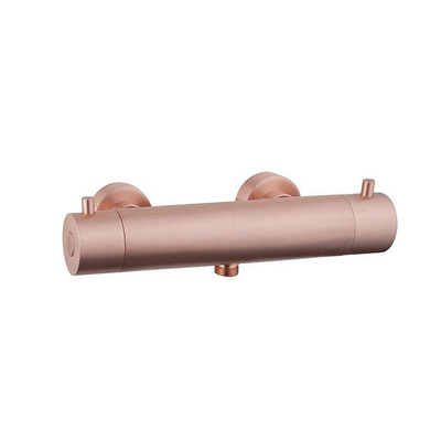 Wiesbaden Caral Cool Touch thermostatische douchemengkraan geborsteld koper