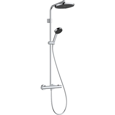 Hansgrohe Activera S - showerpipe - 240 - 1jet - ecosmart - met Ecostat Fine Varia - hoogglans chroom