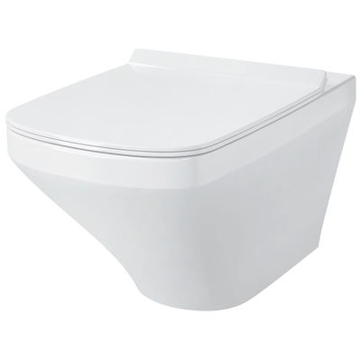 Duravit Durastyle WC suspendu 54 à fond creux sans bride avec fixation cachée 37x54cm avec wondergliss blanc