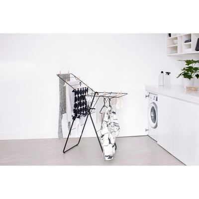 Brabantia HangOn Portant serviettes - 98x59cm - matt black