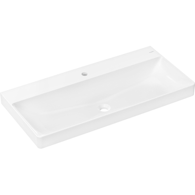 Hansgrohe Xelu wastafel - 100x48x8cm - 1 kraangat - wit