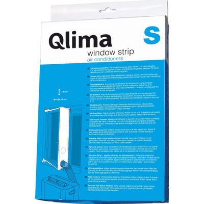 Qlima airco kit de montage fenêtre universel 130x90cm s blanc