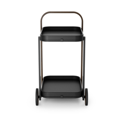 Umbra Bellwood Chariot desserte 53x44x80cm acier Noir/noyer