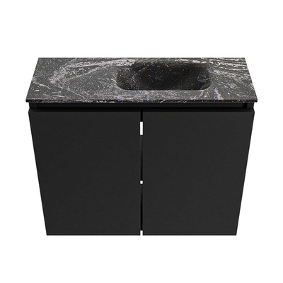 MONDIAZ TURE-DLUX meuble de toilettes 60 cm Urban. EDEN lavabo Lava position droite. Avec 1 trou de robinet.