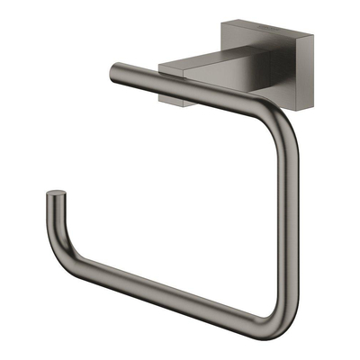 GROHE Essentials Cube porte-rouleau de WC brushed hard graphite