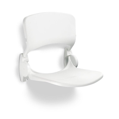 Handicare Handicare Linido siège de douche avec dossier avec assise en plastique rabattable blanc