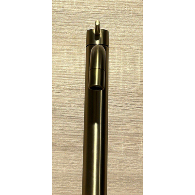 FortiFura Calvi Slim Wastafelkraan - 32.6cm - verhoogd - opbouw - messing geborsteld PVD SHOWROOMMODEL