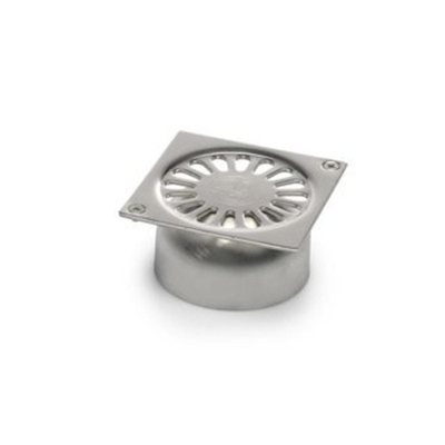 Aquaberg Grille en acier inoxydable pour 182101040 82x82mm incl. siphon anti-odeur