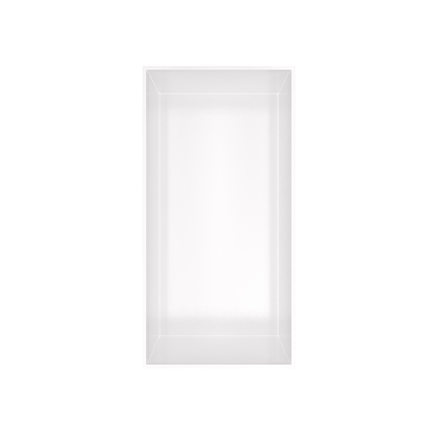 Hotbath &MORE Boîte encastrable ou niche encastrée 30x15x10cm sans cadre Mat blanc
