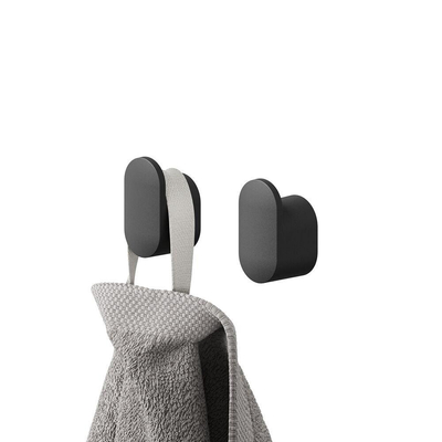 Tiger Carv Patère petite (2 pièces) Noir