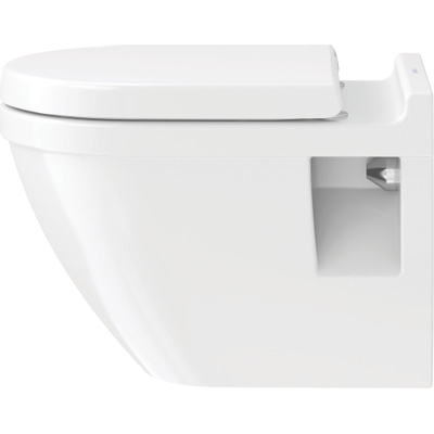 Duravit Starck 3 WC suspendu – double chasse 4,5/3 litres – profondeur 54 cm – blanc brillant