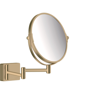 Hansgrohe Addstoris Make-up - spiegel 3x vergroting - geborsteld brons