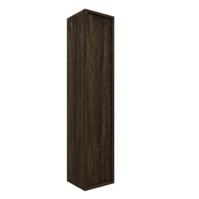 Saniclass Holz Framse Armoire haute - 140x35x38cm - 2 portes - Chêne charcoal