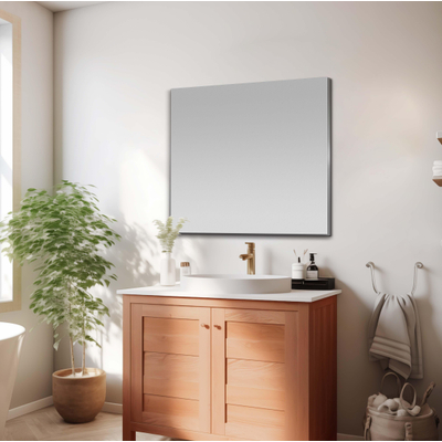 FugaFlow Eccelente Arredo Spiegel - 80x70cm - zonder verlichting - horizontaal en verticaal te plaatsen - kopervrij
