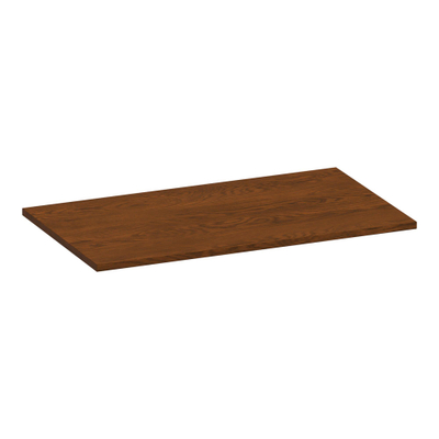 BRAUER Ocean Slim topblad - 80x46x2cm - lamellen eiken bruin