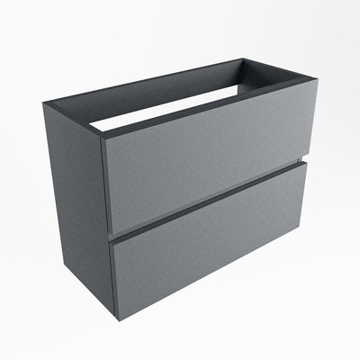 Mondiaz ADA fonteinonderkast - 70x30x50cm - 2 lades - uitsparing links - softclose - Plata