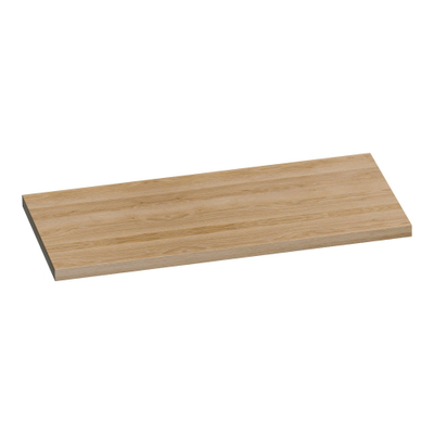 BRAUER MFC Wastafelblad - 100x46x4cm - zonder kraangat - MFC - legno calore