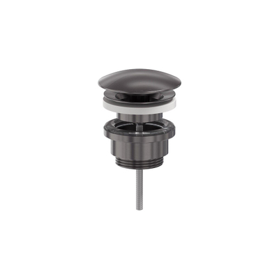 MAY Accessoires Bonde design always open Noir carbone brossé PVD