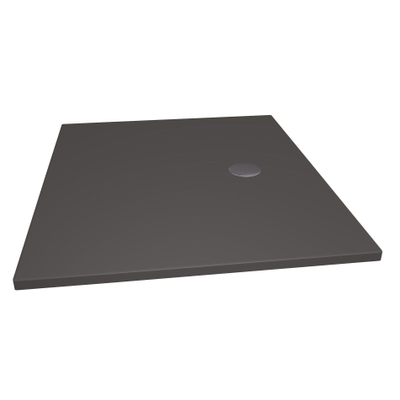 Xenz Flat Plus Douchebak - 100x120cm - Rechthoek - Antraciet mat