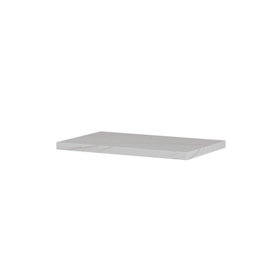 INK Jazz XS Inlegplateau - 32x19x1cm - tbv stalen Fonteinframe - keramiek Calacatta mat