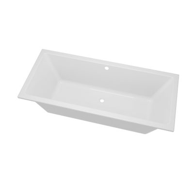 Zeza Square Ligbad - 170x75cm - acryl - glans wit OUTLETSTORE