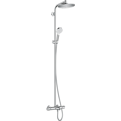 Hansgrohe Crometta s 240 - 1jet - showerpipe - met bad - thermostaat - hoogglans chroom