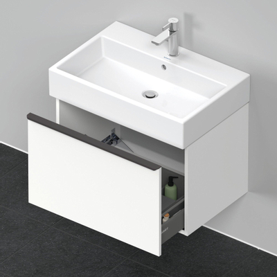 Duravit D-neo Meuble sous vasque 68x44.2x44cm 1 tiroir Blanc mat