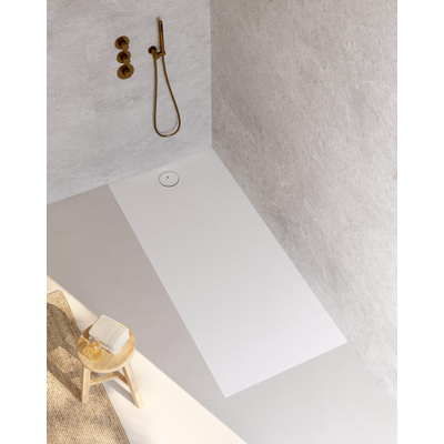 Riho Nuvia Douchevloer - 180x80cm - antibacterieel - purite - white matt