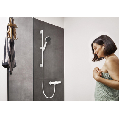 Hansgrohe Finoris Eengreeps douchekraan - opbouw - mat wit