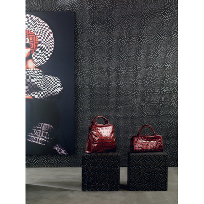 Dune ceramic mosaics carreau de mosaïque 30x30cm orion 8mm mat/brillant noir
