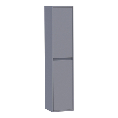 BRAUER Nexxt Badkamerkast - 160x35x35cm - 2 greep - loze links/rechtsdraaiende deuren - MDF - mat grijs