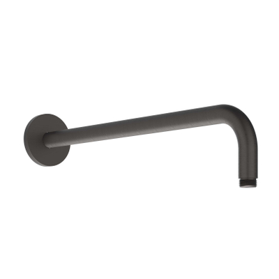 IVY Bras de douche mural - 40cm - 1/2" - Acier inoxydable 316 brossé carbon black PVD