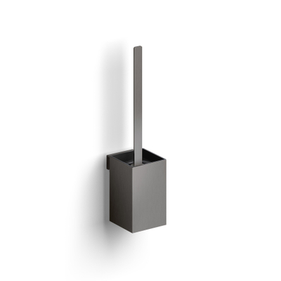 Clou Fold ensemble brosse WC - 35,5cm de haut - modèle mural - PVD - gunmetal brossé (anthracite)
