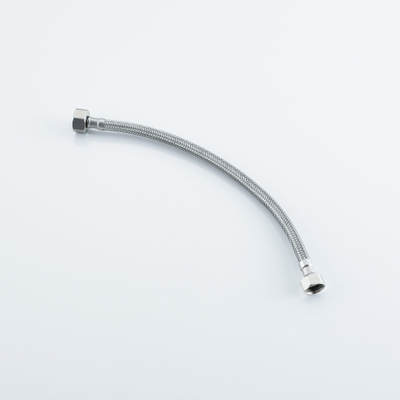 FugaFlow Eccelente Acces flexible tuyau - 30cm - 1/2\""x3/8\"""" - Acier inoxydable brossé PVD (Acier inoxydable)"