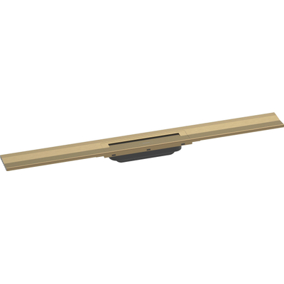 Hansgrohe RainDrain Flex Douchegoot - 80cm - inkortbaar - wandmontage - brushed bronze