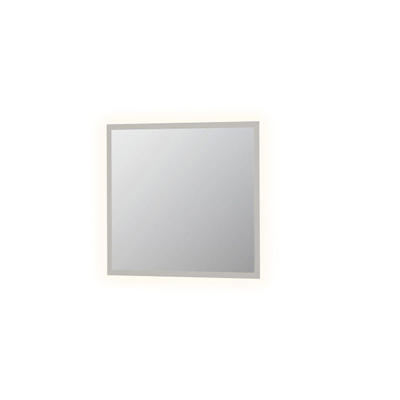 INK SP7 miroir – 90 x 80 cm – LED indirecte tout autour – température de couleur réglable, à intensité variable – Argent