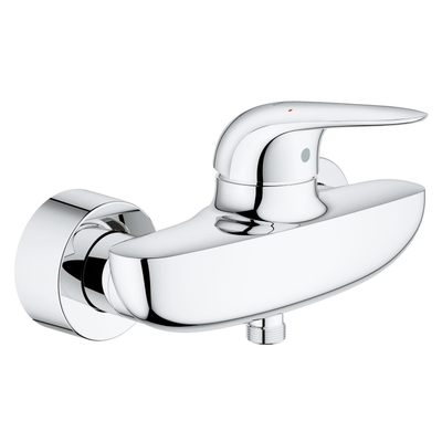 Grohe Wave New Douchekraan - met koppelingen - chroom