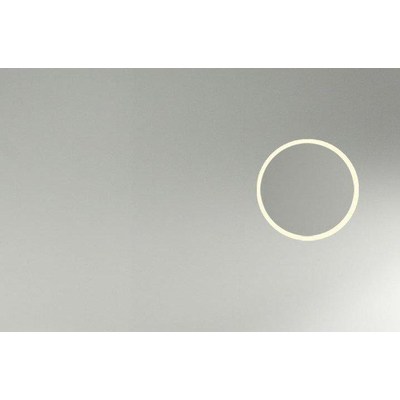 HR badmeubelen Jade Spiegel - 160x4x70cm - 160x70cm - LED-verlichting - rondom - touchsensor - 3 standen - spiegelverwarming - met scheerspiegel - zilver