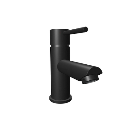 Xenz Duero Ensemble de robinet 15cm chrome noir mat