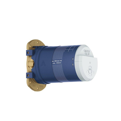 Grohe SmartControl inbouw regendoucheset – thermostatisch – Ø31 cm ronde hoofddouche – 3-standen staafhanddouche – chroom