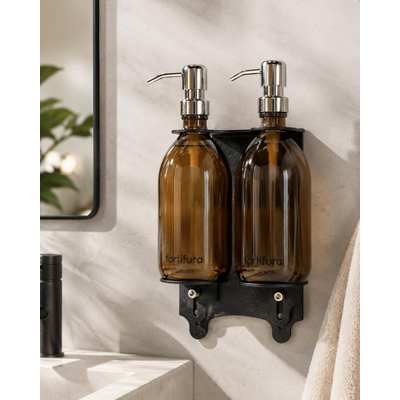 Fugaflow Efficiente Acces support de distributeur de savon - matériel de fixation - noir mat