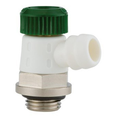 Hummel robinet avec volant 3/8 filetage extérieur nickelé