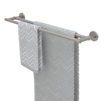 Tiger Noon Handdoekhouder - 60cm - dubbel - geborsteld RVS