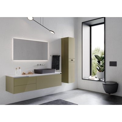 Creavit Free hangtoilet met bidetkraan – Rim-Off – warm/koud – diepte 51 cm – glans wit