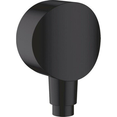 Hansgrohe Showerselect Ensemble de douche - élément encastré - thermostat - douche de tête - ensemble douchette - raccord mural - pièce de raccordement - noir mat